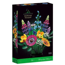 Boeketbouwset - 939-delige bouwblokkenset voor het maken van een bloemenboeket - voor thuis of als cadeau