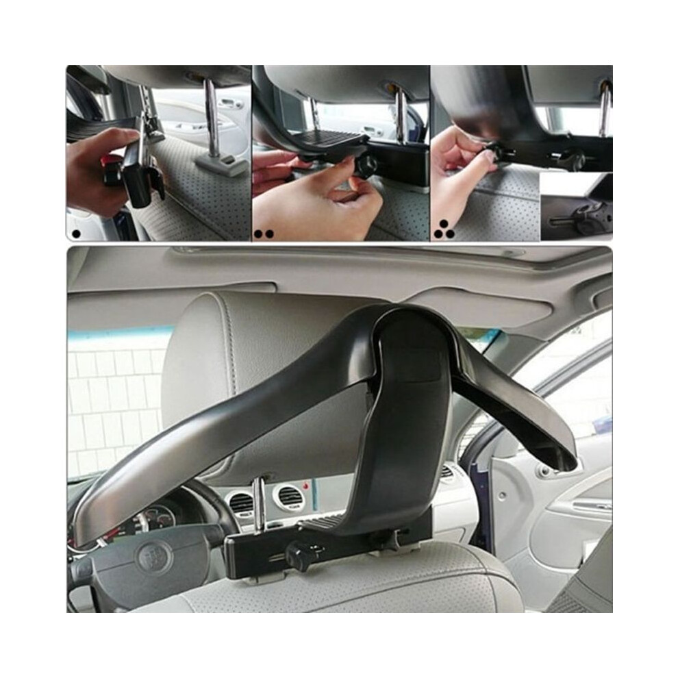 Car Clothes Hanger, Car Back Headrest, Clothes And Coat Suit Hooks, Car Back Back Folding Clothes Hanger 4713039873069