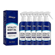 5pcs Vitality Body Oil, Refreshing Dry Body Oil Spray, Skin Moisturizer, Joint Care Spray, Body Oil for Pleasant Smell & Refreshment