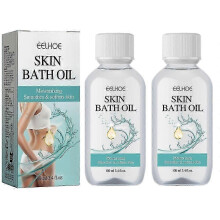 (2pcs) Skin so Soft Original Bath Oil, 3.4 fl.oz.Skin Moisturizing Smoothes Softens Skin Soft Original Bath Oil for Women