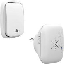 Timbre exterior - RICEEL - Inalámbrico - Resistente al agua IP65 - Autoalimentado - Alcance de 150 m