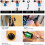 Gadgets de Chaveiro com Suporte de Broca Hexagonal 1/4, 3 Unidades 1/4 Polegada 3/8 Polegadas 1/2 Polegadas Adaptador de Soquete de Broca + AcessóRio 3