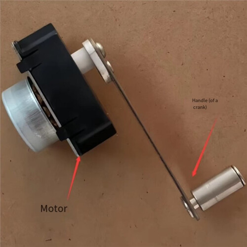 Hand-Cranked Generator Emergency Low-Speed External Rotor High Efficiency Portable Outdoor 2