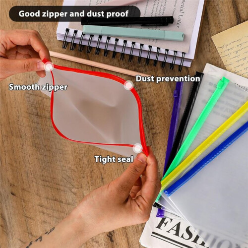 12pcs A5 Binder Pockets 6 Hole A5 Binder Inserts with 42 Adhesive Binder Tabs for 6 Ring Notebook Binders 1
