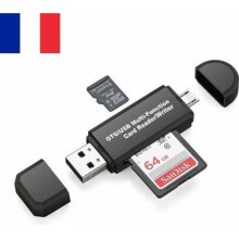 Passa il mouse sull'immagine per ingrandire. LETTORE DI SCHEDE MICRO-SD-SDHC-MMC-TF-TFLASH-USB-2 mini 1 LETTORE