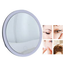 30X LED Make-up Spiegel 1500mAh Schwarz-CompactTravel