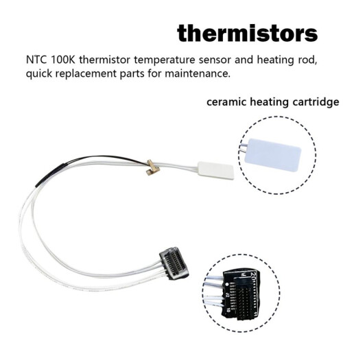 For  A1/A1  3D Printer Heating Assembly Kit with Hotend Heating Components and Synthetic Stone 2