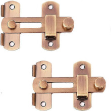 Hasp Lock Door Latch, Door Latch Clasp, Stainless Steel Door Locks Security Multiple Latches Door Hardware ?Versatile for Doors and Windows (4 Pieces,