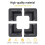 8Pcs RV Solar Panel Mounting Brackets Black Drill-Free Corner Bracket Support for RV Boat Caravans 2