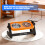 Spill Proof Elevated Cats Feeders Dish Rusts Resistant-Gray 5