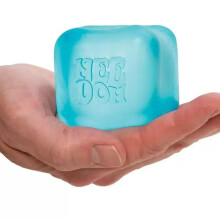 (Glitter) NeeDoh Large Malt Sugar Ice Cube Stress Ball Squishy Toy Sensory Fidget TPR Decompression Reliever