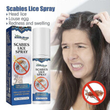 (2PCS) Natural Lice & Scabies Removal Spray - Antibacterial & Anti-Itch Scalp Treatment