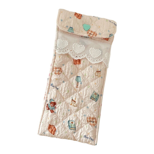 Fashionable Printed Glasses Case Soft Fabric Protective-11