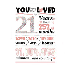 Anniversary Birthday Celebration Card Set High Quality Paper-21