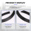 2Pcs Car Front  Side Vent Sticker Cover EVO Style for  Lancer 2008-2015 4