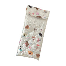 Delicate Floral Designs Glasses Case Portable Eyewear Pouch-6