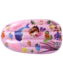 Inflatable water buoyancy board swim ring water ski thickening float