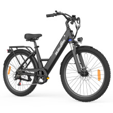 ZAZAWORK C14 City E-Bike 26" 250W 17.5AH Black