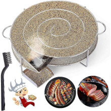 Cold Smoke Generator for Fish Meat Smoking Smoker with Brush Grill Grill Cleaning