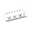 6-SträNgad Tremolo Bridge Plate för Strat Elgitarr Tremolo System Bridge Delar 5