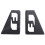 4x Car LED Front Cowl Light Work Lighting Bracket Mounting Holder Hood Spotlight Bracket for    2007-2016 4