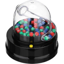 1 Set Electric Lottery Machine Party Mini Lotto Games Machine Jackpot Machine 12-27
