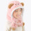 Cartoon Pattern Scarf Hat for Infant Kids Thickened-2 One Size 7