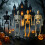 Packung mit 10 kleinen Halloween-Skeletten mit-Weiß 3