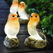 2024,2 Pack Solar Powered Bird Shaped Led Solar Lights Garden Decor Waterproof Outdoor Yard Lights