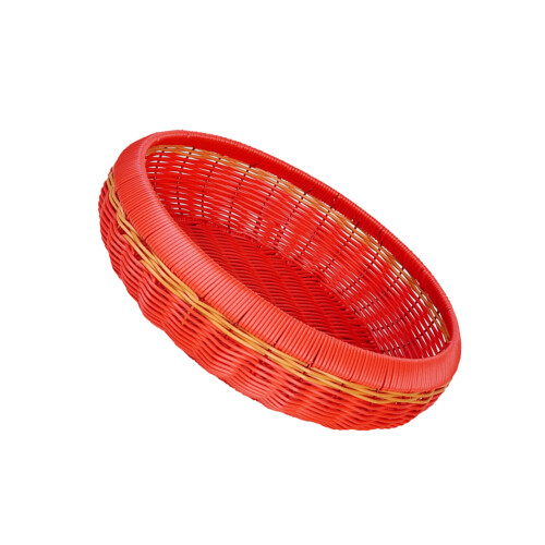 Stylish Plastic Handwoven Serving Bowl For Kitchen Dining-34x9