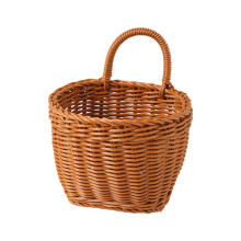 Multipurpose Wall Mounted Basket With Imitation Rattan Look-C