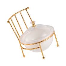 Practical Iron And Acrylic Nut Plate Ideal For Parties-round