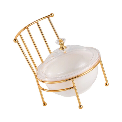 Practical Iron And Acrylic Nut Plate Ideal For Parties-round