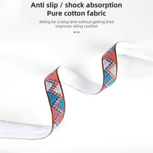 ESLNF Pure Cotton Road Bike Handlebars Tape Bicycle Anti-Slip Shock-Absorbing Sweat-Absorbing Straps Cycling Equipment
