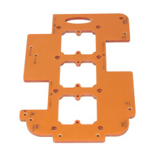 grifflose Slot-Schablone für Schränke 3-in-1 70x70mm