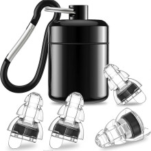 DLM Reure High Fidelity Concert Ear Plugs Noise Cancelling Silicone Ear Plugs 2 Pairs Great for Concerts Loud Music Musicians Motorcycles Airplanes