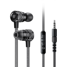 (black) Wired Earphone Noise Reduction Music Headphones Ear Hook Earphones Sport