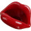 Creative Ceramic Cigarette Ashtrays with Lips Style Fashion Home Decorations（Dark Red） 1