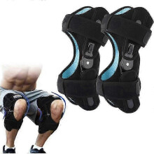 (a pair-M)Knee Braces 2.0, Knee Braces Spring Loaded,Patellar Stabilizing Knee Brace, Knee Brace with Side Stabilizers,Knee Brace for Arthritis Pain