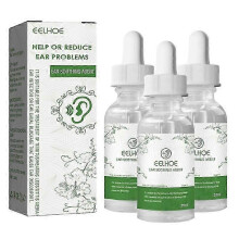 (3pcs) 1/2/3Pcs Tinnitus Ear Drops Effective Treatment Tinnitus Deafness Otitis Hard Hearing Relief Ear Swelling Itching Earache Health Care