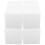 8Pcs Stable Foam Blocks for Crafts White Polystyrene Square Cubes 1