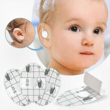 (1 Box) Waterproof Disposable Ear Protection Stickers for Children, Ear Covers with Plugs for Swimming and Showers.
