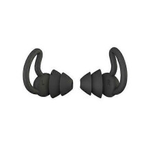 (Black-2) 1 Pair Soft Silicone Earplugs Protective Ear Plugs for Travel Study Sleep Snoring Waterproof Anti-noise Ear Protector Earplug