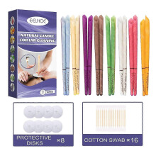 Relaxing Beeswax Ear Candles for Headache Relief, Ear Pain & Sleep Improvement  Natural Aromatherapy Ear Candle Set for Home Spa, Stress Relief & Well