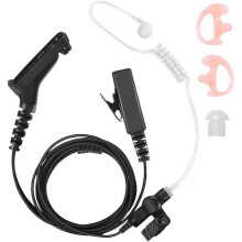 6000 Earpiece XPR 7550e Headset Compatible for Motorola Radios 8000/7000/4000 XPR 7350e/7580e/7380e/7550/7350 Acoustic Tube and PTT Mic, Surveillance