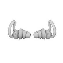 (Gray-3) 1 Pair Soft Silicone Earplugs Protective Ear Plugs for Travel Study Sleep Snoring Waterproof Anti-noise Ear Protector Earplug