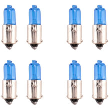 8X H6W BAX9S 6W White Xenon Car Side Parking Lamp 12V 5000K