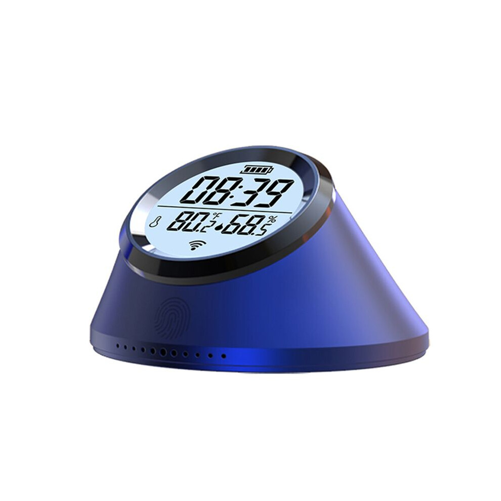 Tuya Zigbee  Temperature Humidity Sensor Clock Indoor Thermometer with LCD Display for  Home  Life-A