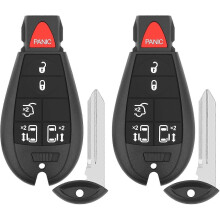 Key Fob Replacement for 2008-2020 Dodge Grand Caravan/ 2008-2016 Chrysler Town and Country Car Keyless Entry Remote Control, M3N5WY783X IYZ-C01C, 6 B