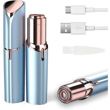Facial Hair Removal for Women, Electric Painless Facial Hair Remover for Face, Lip, Chin with USB Rechargeable, Blue(Device Only)
